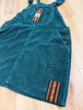 Load image into Gallery viewer, Billy Strings Tribal Jade Corduroy Overall Dress - Size Medium!