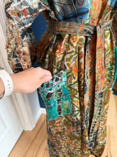 Load image into Gallery viewer, Goose Tie Dye Silk Kimono - Size Sm&gt;L/XL