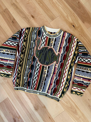 Coogi Inspired Funky Phish Sweater- Men’s Large