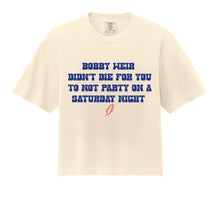 Load image into Gallery viewer, Bobby Weir Saturday Night Boxy Comfort Colors Grateful Tee