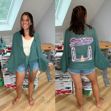 Load image into Gallery viewer, Billy Strings Candle Beauties Flounce Sleeve Tie Front Kimono - One Size Fits All! (ONLY ONE!)
