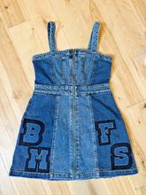 Load image into Gallery viewer, Bluegrass Billy Denim on Denim Full Zip Dress -One Size Small left!