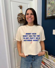 Load image into Gallery viewer, Bobby Weir Saturday Night Boxy Comfort Colors Grateful Tee