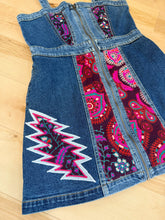 Load image into Gallery viewer, Grateful Tapestry Denim Full Zip Dress -Size Small, Large and XXL left