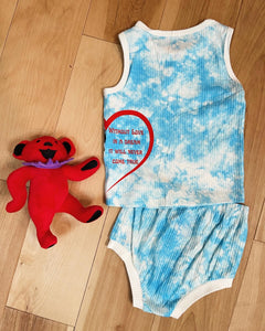 Without Love in a Dream Tie Dye Jerry Garcia Set - Size 6/9 months left!