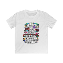 Load image into Gallery viewer, YOUTH Billy Strings Swiftie Style Friendship Bracelet Kids Softstyle Tee