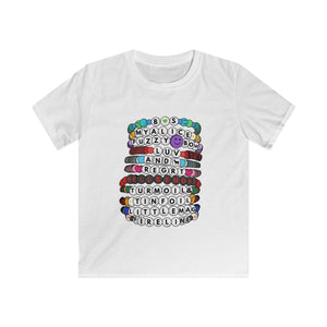 YOUTH Billy Strings Swiftie Style Friendship Bracelet Kids Softstyle Tee