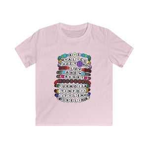 YOUTH Billy Strings Swiftie Style Friendship Bracelet Kids Softstyle Tee