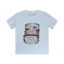 Load image into Gallery viewer, YOUTH Billy Strings Swiftie Style Friendship Bracelet Kids Softstyle Tee