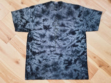 Load image into Gallery viewer, Just the Bubbles Stealth Black on Black Tie Dye Phish Tee - Size XL