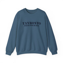 Load image into Gallery viewer, Tayronto Eras Tour Blue Unisex Heavy Blend™ Crewneck Sweatshirt
