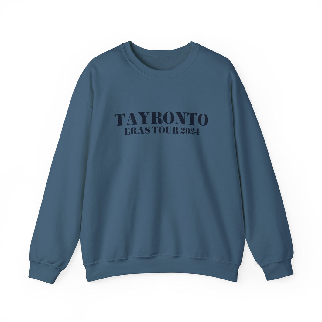 Tayronto Eras Tour Blue Unisex Heavy Blend™ Crewneck Sweatshirt