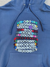 Load image into Gallery viewer, Billy Strings Friendship Bracelet Storm Blue Hoodie - Unisex Small&gt;2XL