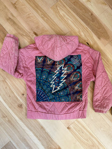 Grateful Dusty Rose Mexicali Quilted Jacket - Fits a Ladies size Med/Lrg