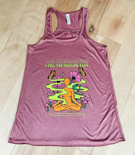 Widespread Panic Blue Indian Mauve Flowy Tank (Pre- Order, Ships 6/14)