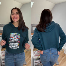 Load image into Gallery viewer, Phish Kandi EDM Bracelet Cropped Hoodies - Blush or Atlantic