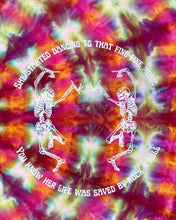 Load image into Gallery viewer, Her Life Was Saved By Rock n Roll Phish Tie Dye Tee - Size Medium