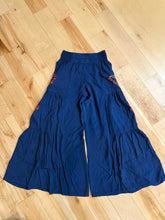 Load image into Gallery viewer, Grateful Psychedelic Stealie Swirl Wide Leg Navy Pants - Size S, M and L