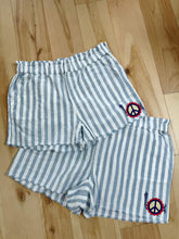 Load image into Gallery viewer, Cottage Core Cotton Phish Peace Shorts - Size M or XL