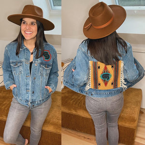 STS9 Tribal Fringy Denim Jacket - ONE Ladies size Small Left!