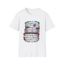 Load image into Gallery viewer, Pretty Lights Kandi/Swiftie Style Friendship Bracelets Unisex Softstyle T-Shirt