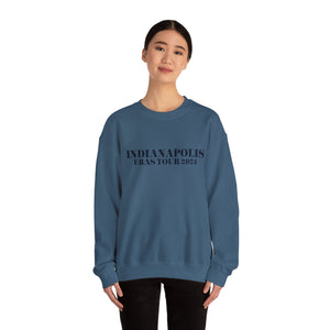 Indianapolis Swiftie Eras Tour Blue Unisex Heavy Blend™ Crewneck Sweatshirt