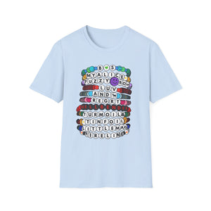 Billy Strings Inspired Swiftie Friendship Bracelets Unisex Softstyle T-Shirt