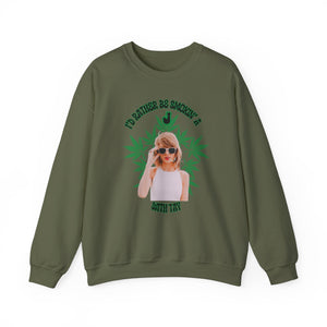I’d Rather Be Smokin’ a J with Tay Unisex Sweatshirt