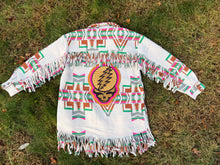 Load image into Gallery viewer, Grateful Fringy Southwest Stealie Jacket Shirt - Size S/M, M/L and L/XL