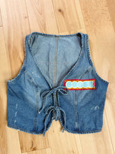 Load image into Gallery viewer, Goose Kantha and Denim Empress Vest - Fits a Size S or M