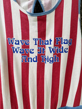 Load image into Gallery viewer, Wave That Flag U.S. Blues Grateful Romper - Size Medium left!