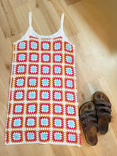 Load image into Gallery viewer, Granny Square Lined Phish Summer Tour Dress - Fits up to a Size M/L