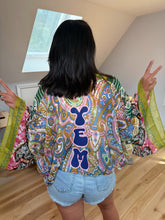 Load image into Gallery viewer, You Enjoy My Funky Phish Paisley Tie Front Summer Boho Wrap - One size fits ALL (Last One!)