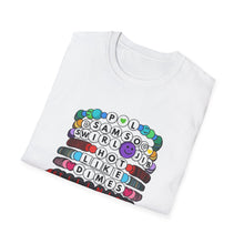 Load image into Gallery viewer, Pretty Lights Kandi/Swiftie Style Friendship Bracelets Unisex Softstyle T-Shirt