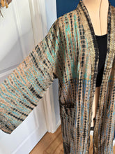 Load image into Gallery viewer, Grateful Dead Tie Dye Paisley Silk Kimono - Size Sm&gt;L/XL