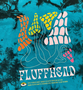 Dark Teal Tie Dye Retro Fluffhead Phish Tee - Size Small and Medium left!