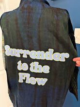 Load image into Gallery viewer, Surrender To The Flow Tie Dye Silk Phish Kimono - Size Sm&gt;L/XL