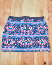 Load image into Gallery viewer, Comfy Cotton Aztec STS9 Mini Party Skirt - Size Medium (6/8)