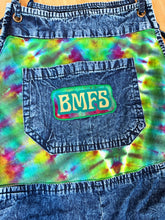 Load image into Gallery viewer, Billy Strings BMFS Tie Dye Lightweight Denim Bellbottom Overalls - Size Medium