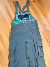 Load image into Gallery viewer, Tie Dye Goose Corduroy Cargo Overalls - One Size Small left!
