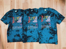 Load image into Gallery viewer, Dark Teal Tie Dye Retro Fluffhead Phish Tee - Size Small and Medium left!