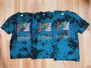 Dark Teal Tie Dye Retro Fluffhead Phish Tee - Size Small and Medium left!