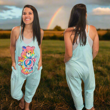 Load image into Gallery viewer, Steal Your Care Bear Harem Jumpsuit With Stash Pocket - One Size Medium, Large and XL Left!