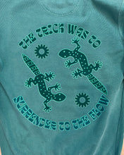 Load image into Gallery viewer, 2.0 Stealth Green Surrender to the Flow Phish Comfort Colors Crewneck- Unisex Sizes S>2XL