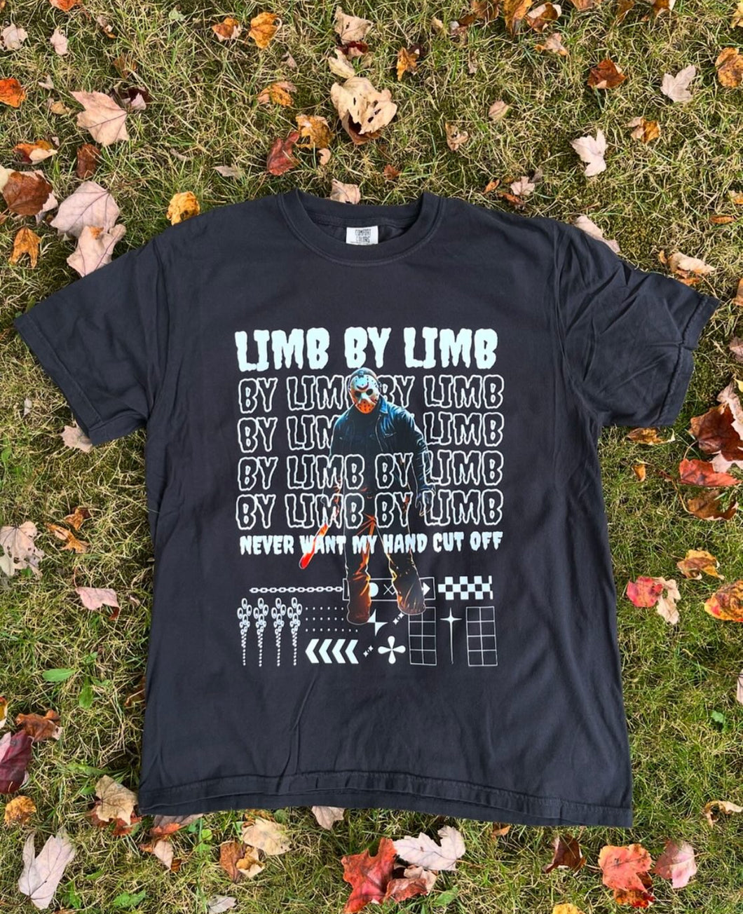 Limb By Limb Jason Halloween Inspired Phish Tee - Size Med>3XL