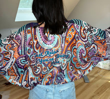 Load image into Gallery viewer, Strange Design Funky Phish Paisley Tie Front Summer Boho Wrap - One size fits ALL (ONE LEFT!)