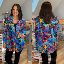 Load image into Gallery viewer, Split Open and Melt YEMSG Psychedelic Phish Blazer - One Size Small through XL Left!