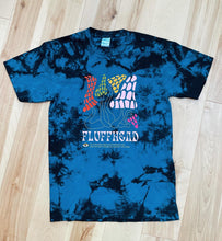 Load image into Gallery viewer, Dark Teal Tie Dye Retro Fluffhead Phish Tee - Size Small and Medium left!