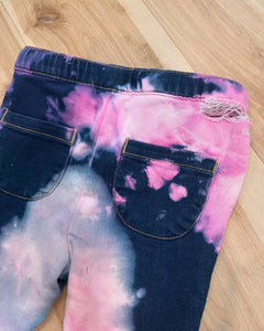 L.S.D. X Stoner Queen L.A. (Rad & Refined) Grateful Tie Dye Toddler Distressed Drawstring Pants - Size 18M