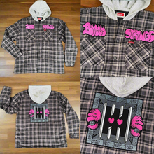 Load image into Gallery viewer, O Billy Where Art Thou Bluegrass Prisoner Quilted Flannel Jacket - Only ONE Men’s Size XL left!